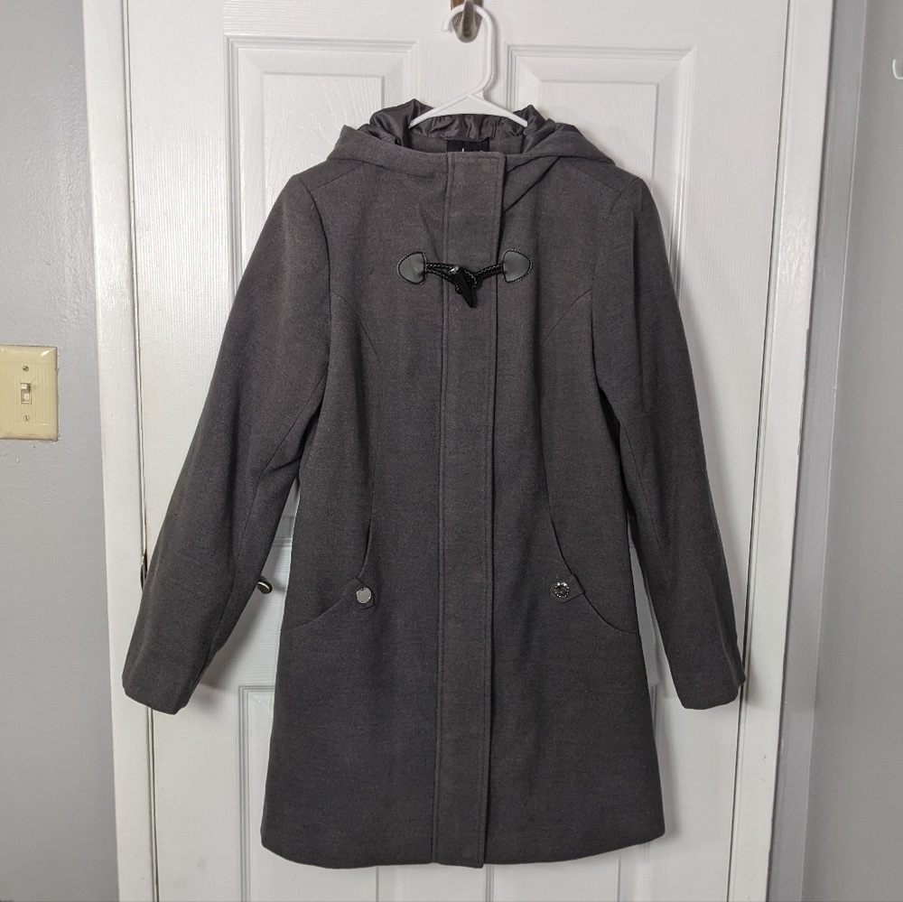 Like-New‎ Longline Capsule Wardrobe Zip-Up Coat from INTL d.e.t.a.i.l.s Size S